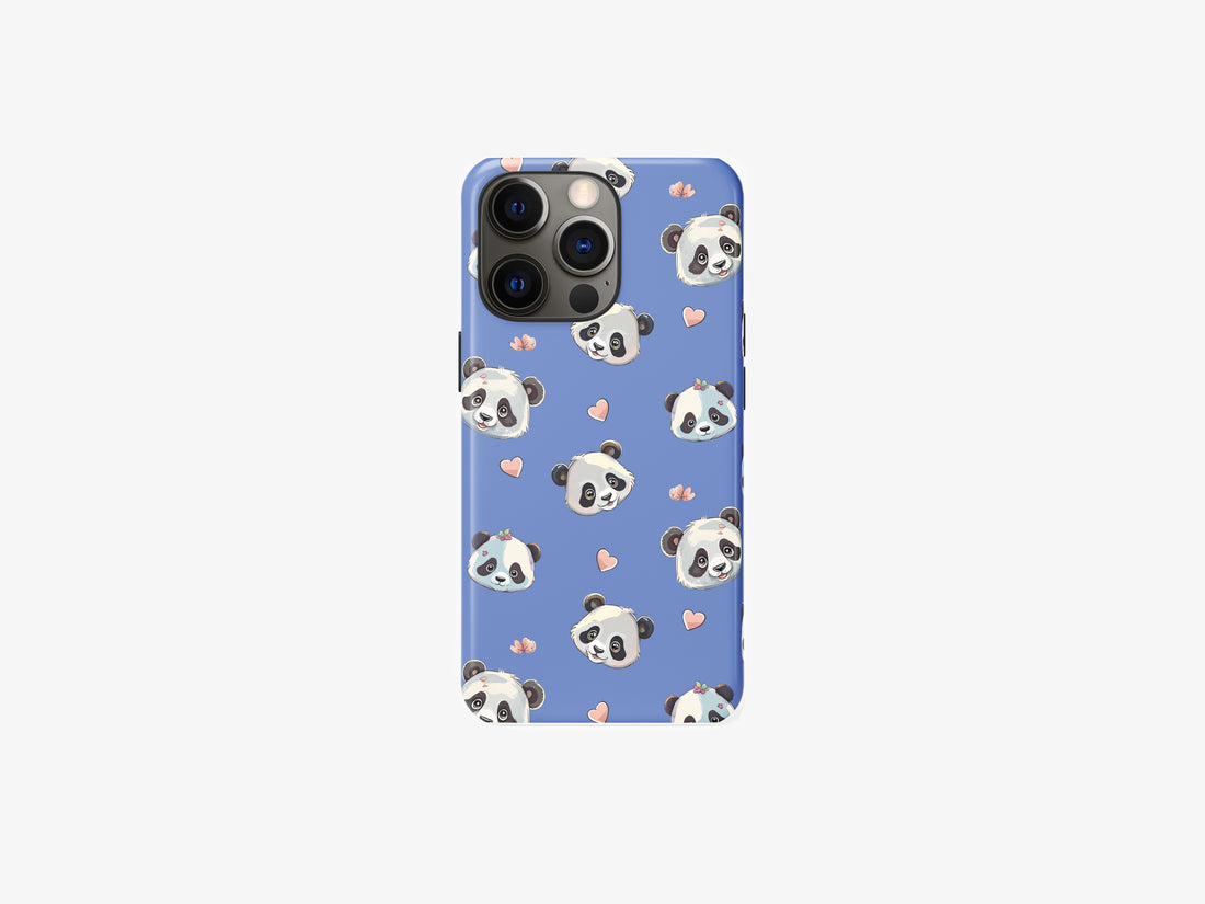 Tiny Panda Parade | Charming Illustrations of Small Panda Heads | Magsafe | Slim dual-layer protection