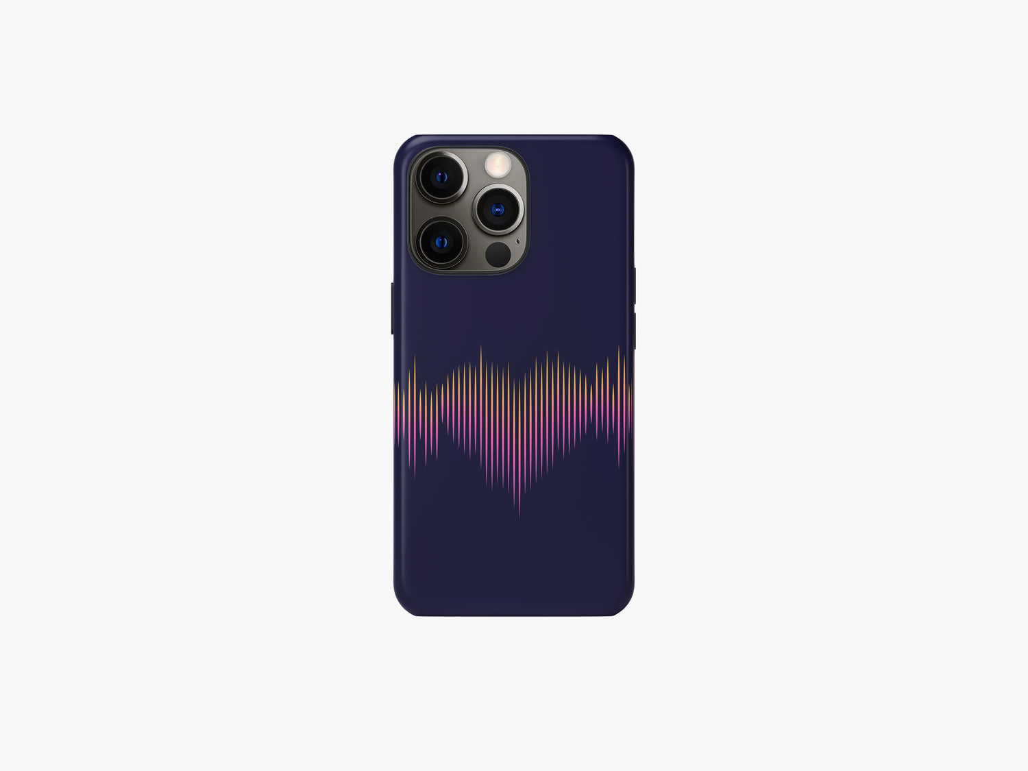 Melodic Heartbeats | Illustration of Heartbeats Synchronized with Music | Magsafe | Slim dual-layer protection