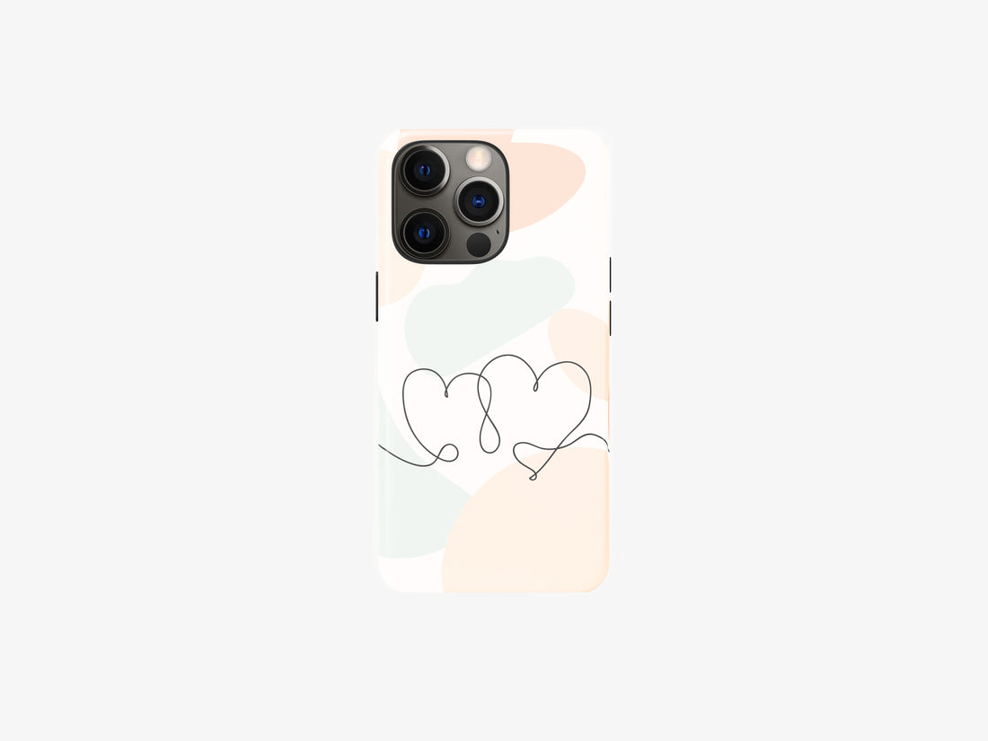 Hearts Entwined Connection | Interlocking Love Design case | Magsafe | Slim dual-layer protection