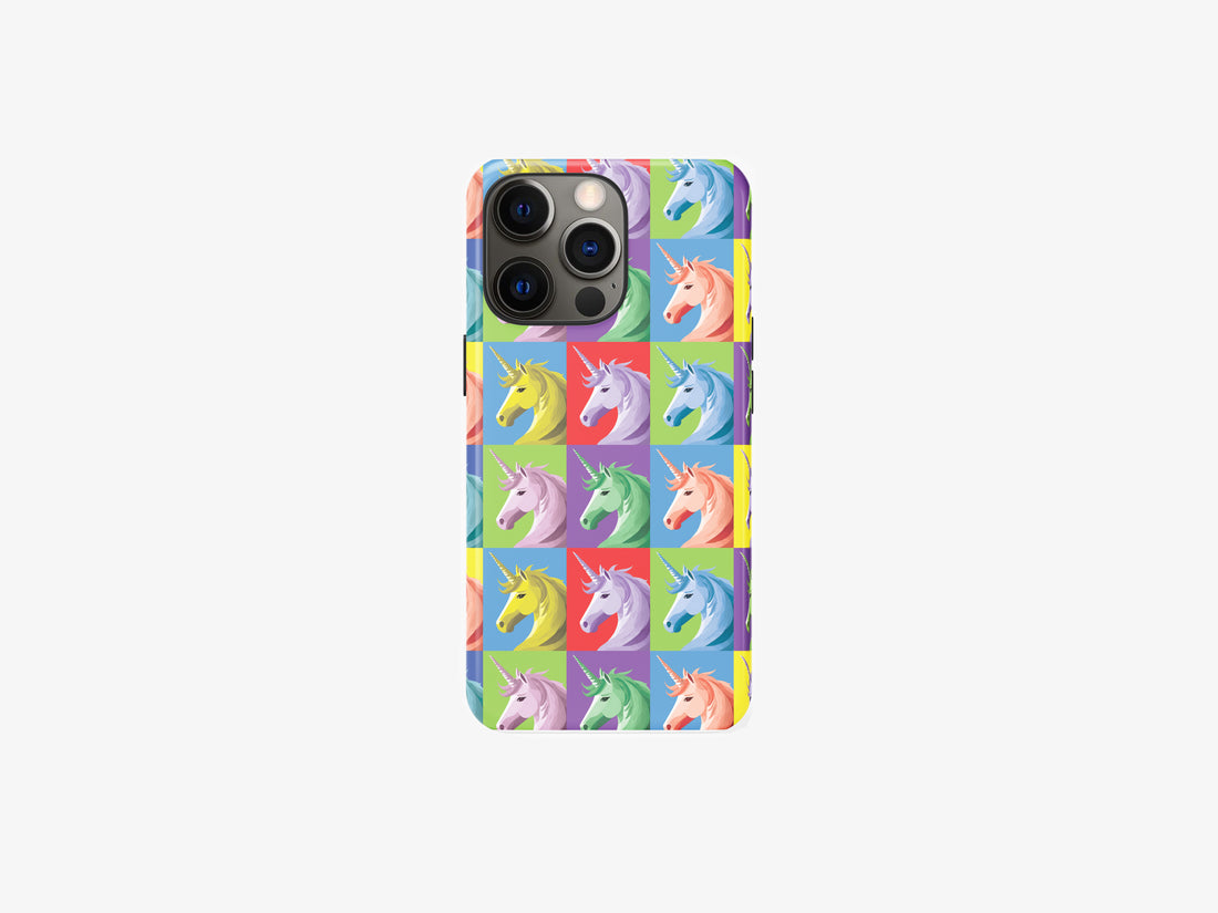 Rainbow Ponies | Playful Illustrations of Colorful Ponie | Magsafe | Slim dual-layer protection