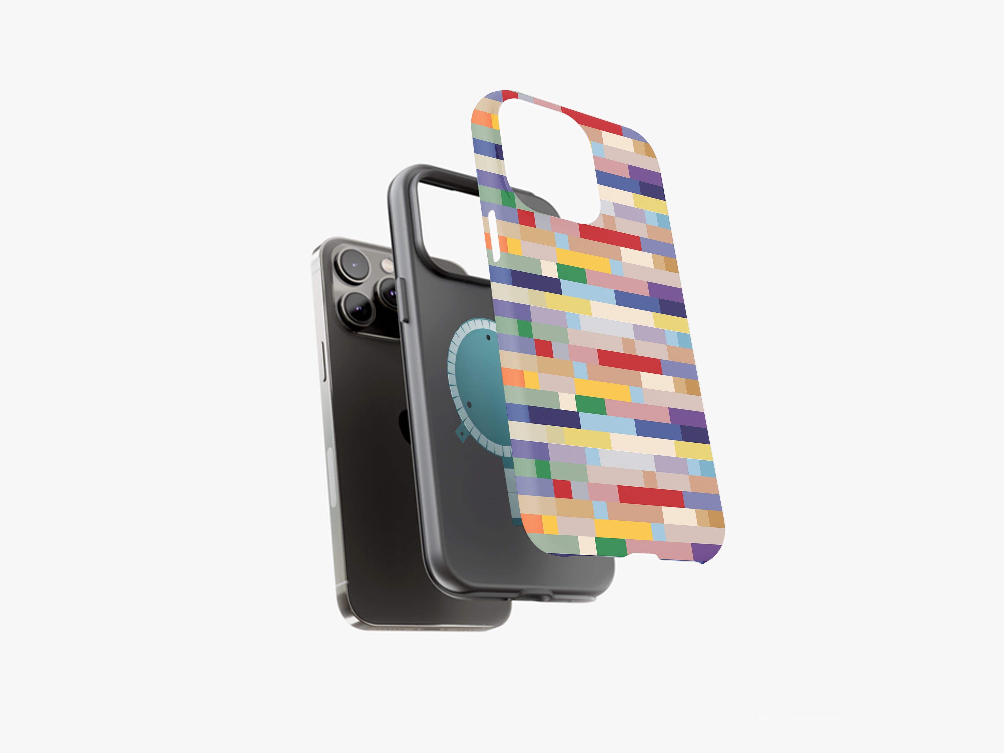 Harmony of Mixed Colors | A Fusion of Vibrancy | Magsafe | Slim dual-layer protection