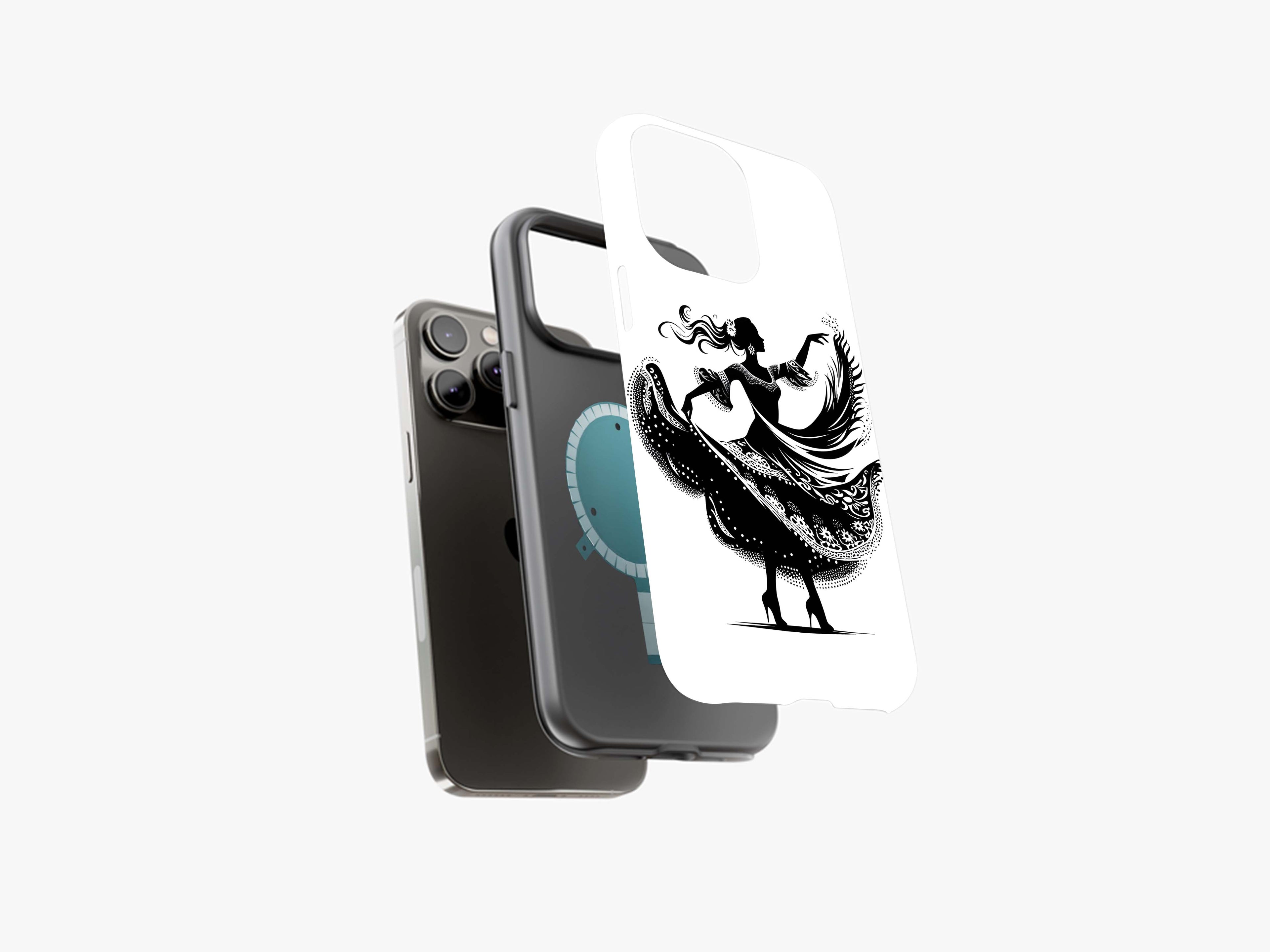 Dancing Tradition | Illustration of a Woman Expressing Culture through Dance | Magsafe | Slim dual-layer protection