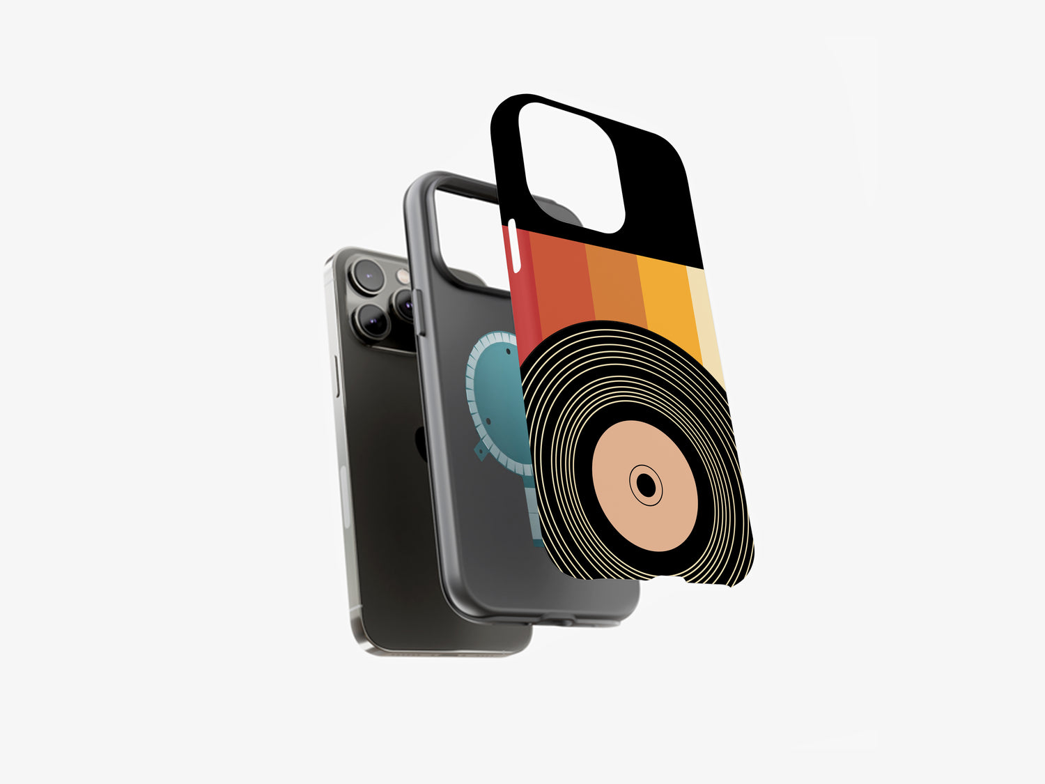 Nostalgic Vinyl Vibes | Design Inspired by Retro Vinyl Records | Magsafe | Slim dual-layer protection