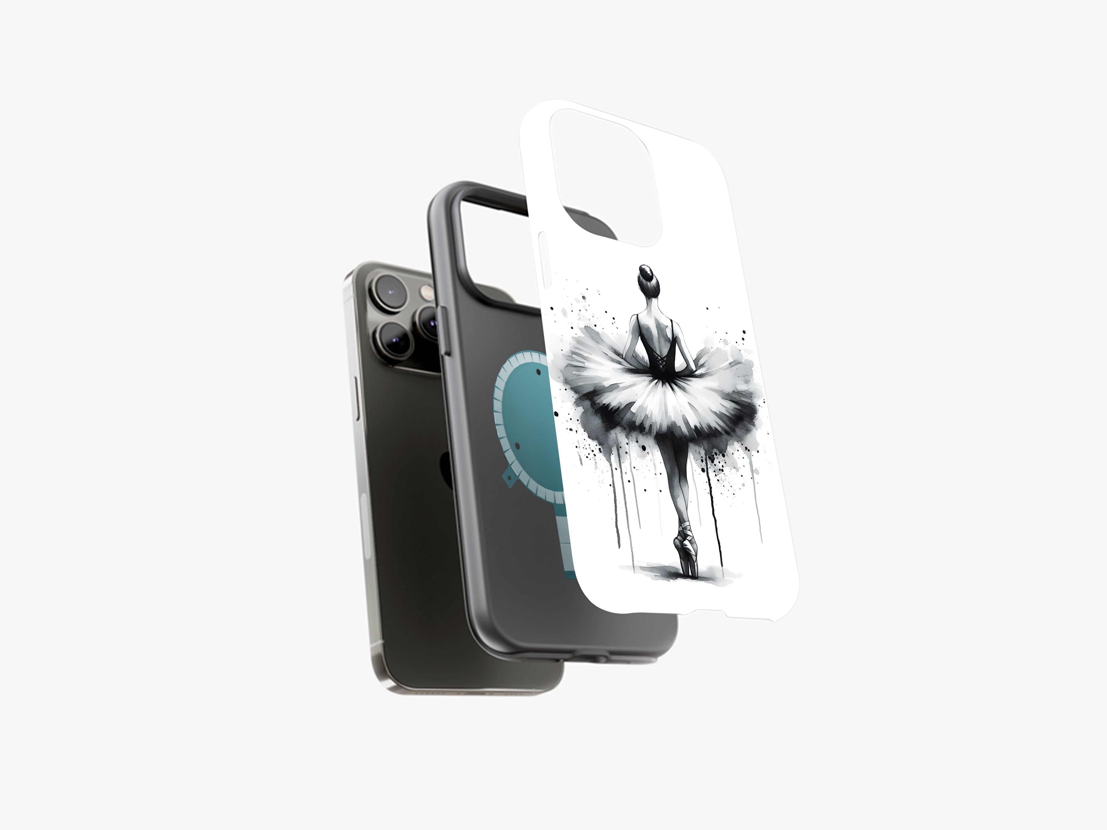 Elegant Ballet Grace | Illustration of a Woman Dancing Ballet with Grace | Magsafe | Slim dual-layer protection