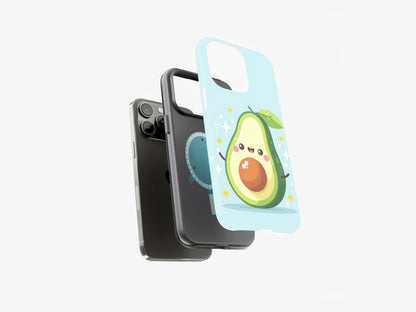 Avocado Joy | Cheerful Animated Avocado | Magsafe | Slim dual-layer protection