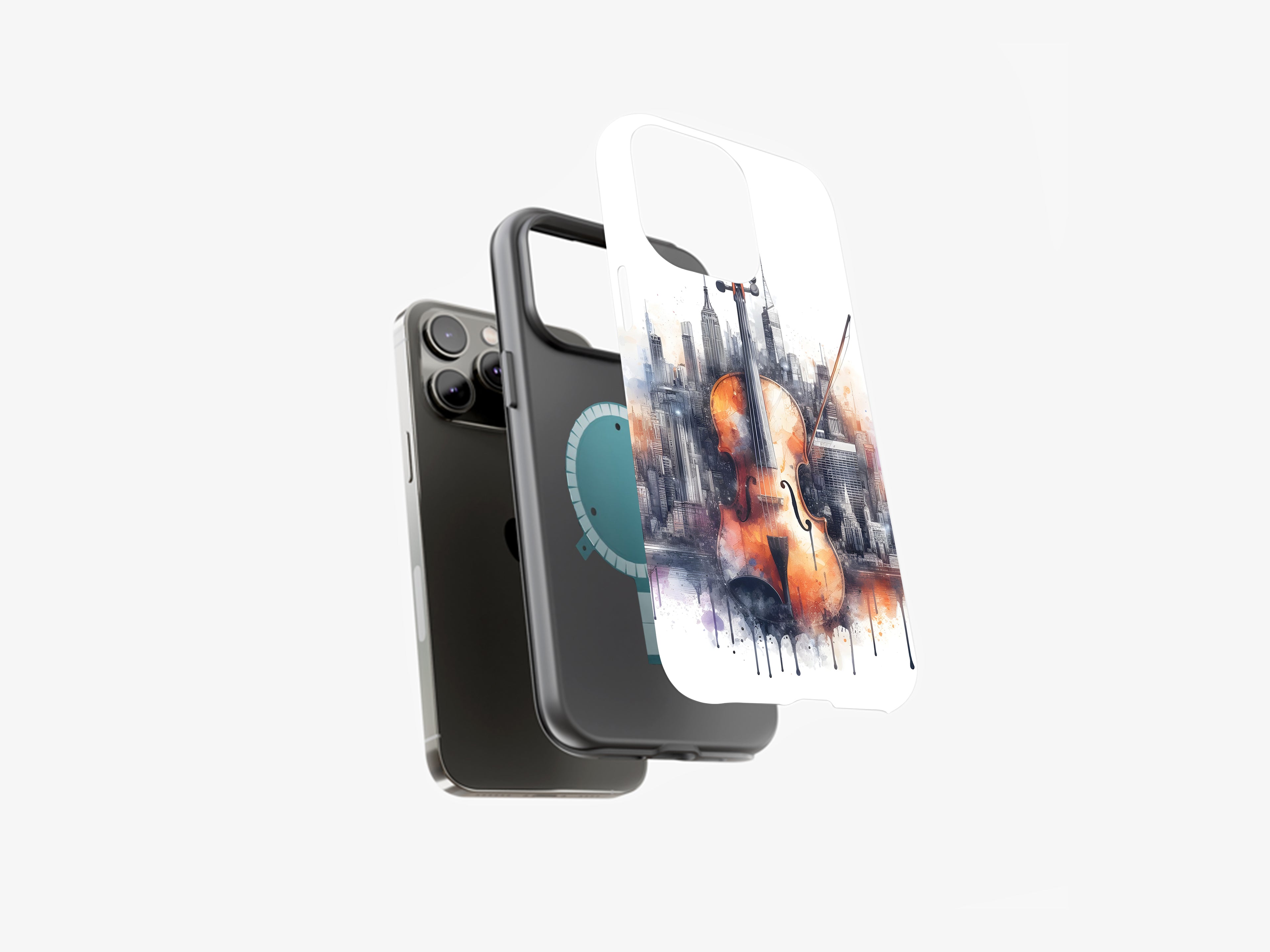 Violin Reverie | Illustration of the Soulful Melody | Magsafe | Slim dual-layer protection