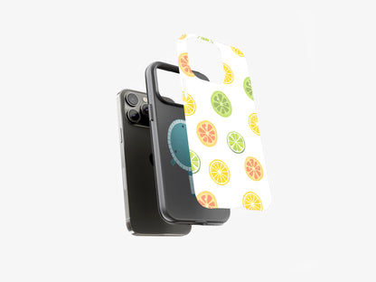 Citrus Fusion Delight | Vibrant Design of Mixed Citrus Slices | Magsafe | Slim dual-layer protection