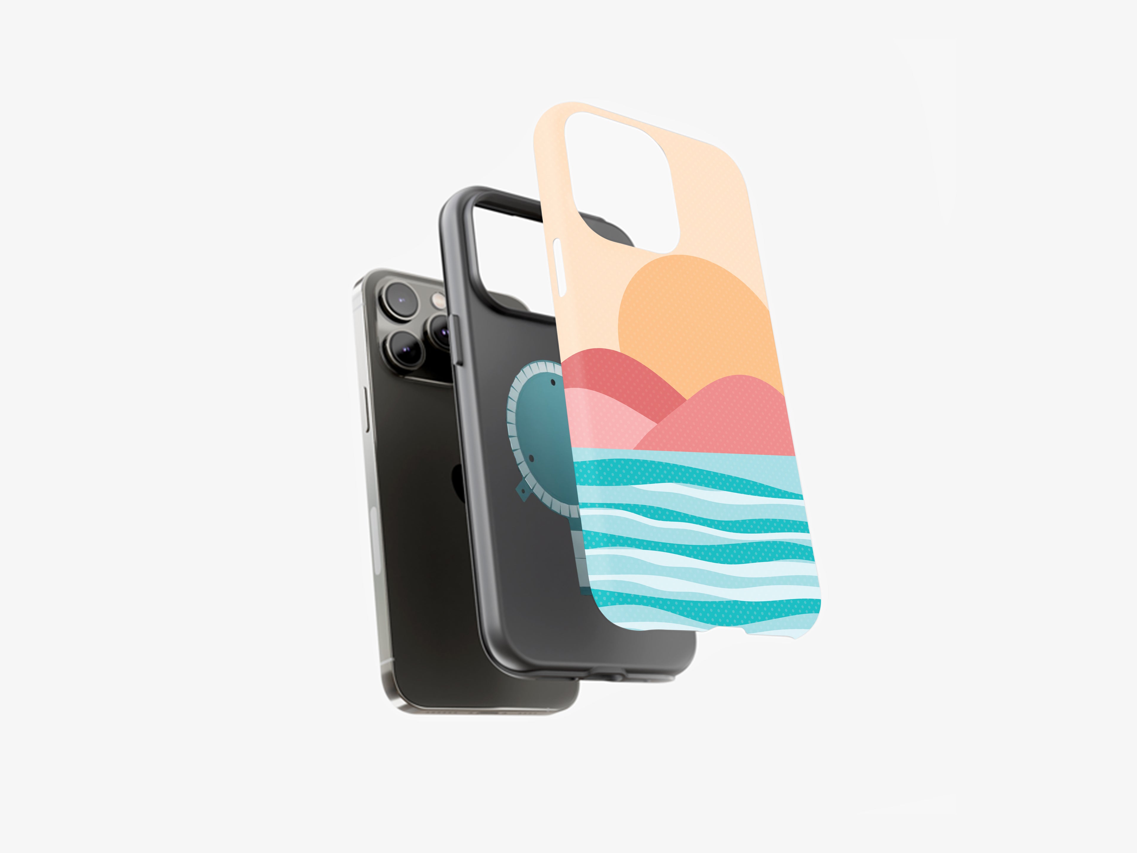 Sunrise | Illustration of the Captivating Beauty of the Morning Sun | Magsafe | Slim dual-layer protection