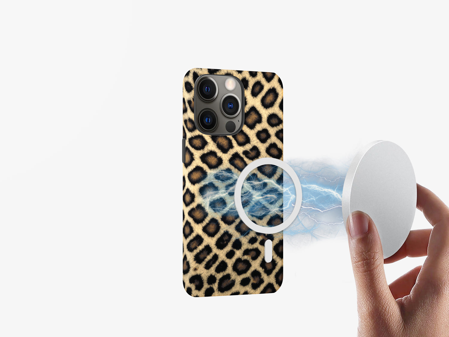 Leopard Luxe | Stylish Leopard Pattern Design | Magsafe | Slim dual-layer protection