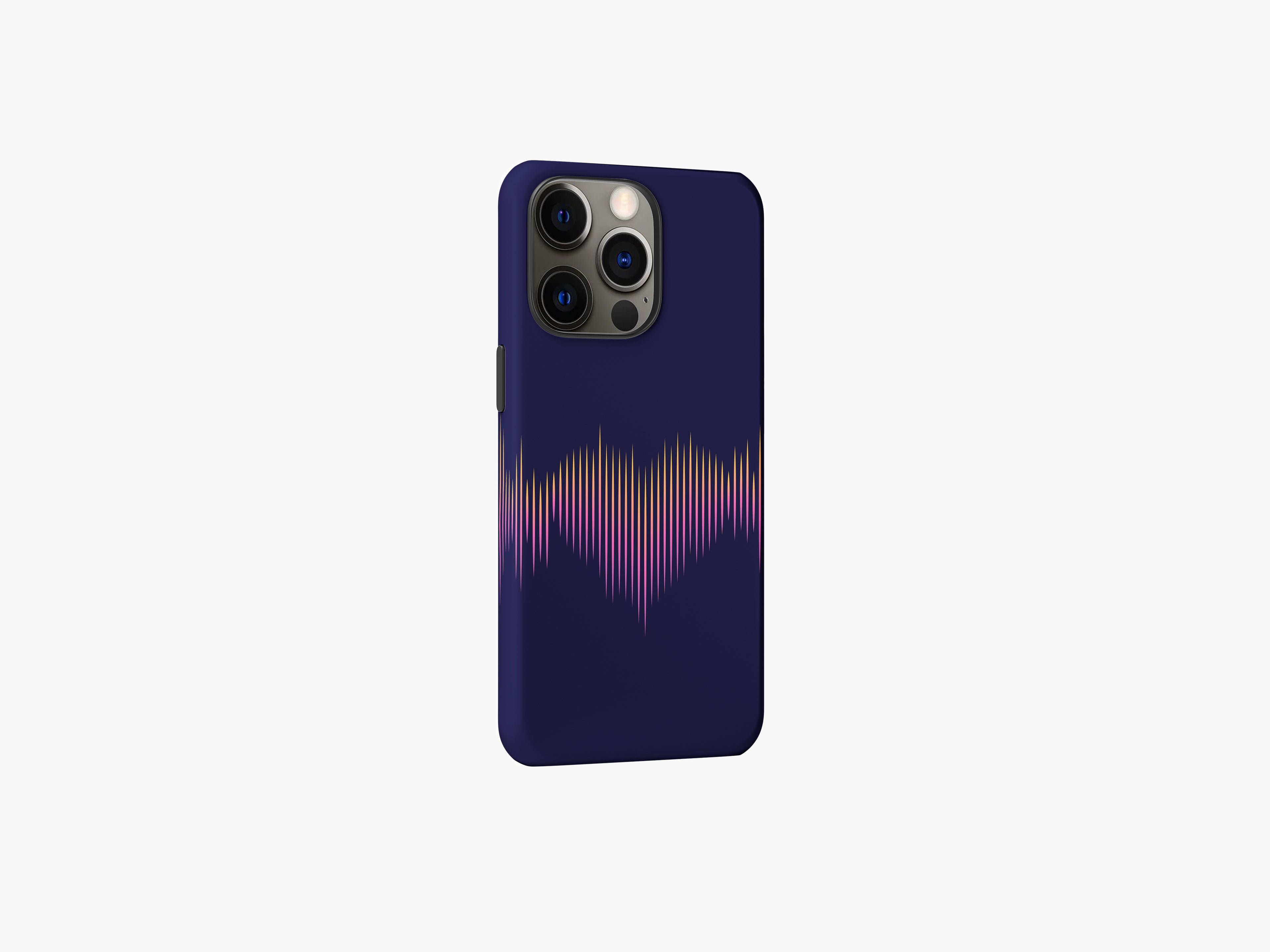 Melodic Heartbeats | Illustration of Heartbeats Synchronized with Music | Magsafe | Slim dual-layer protection