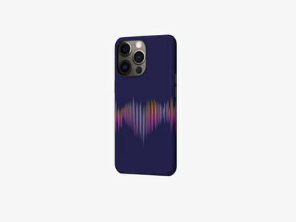 Melodic Heartbeats | Illustration of Heartbeats Synchronized with Music | Magsafe | Slim dual-layer protection