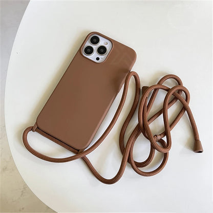 Crossbody Necklace Lanyard Rope Silicone Case